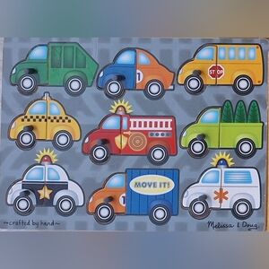 Mellisa & Doug Lot Of Six Wooden Puzzles Crafted By Hand